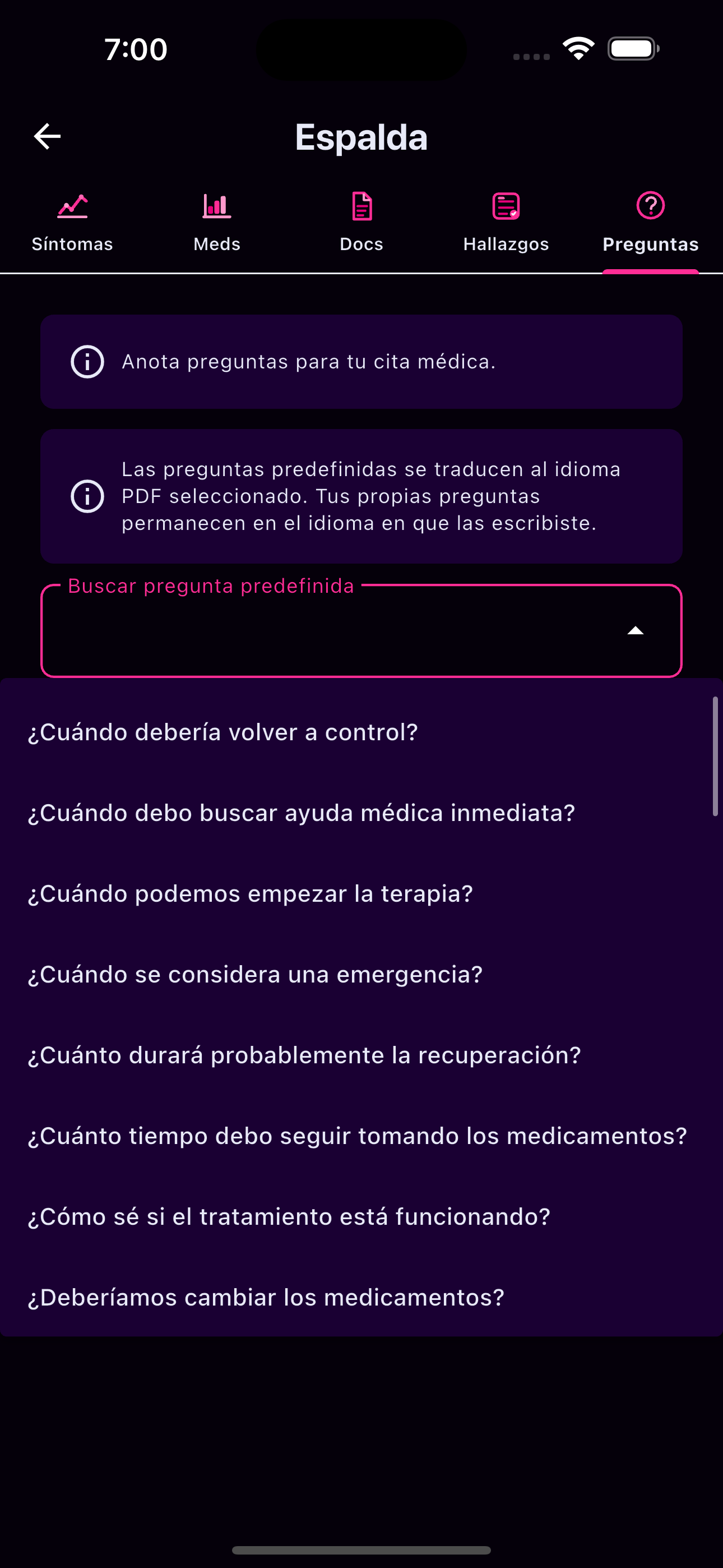Exportación PDF e idioma