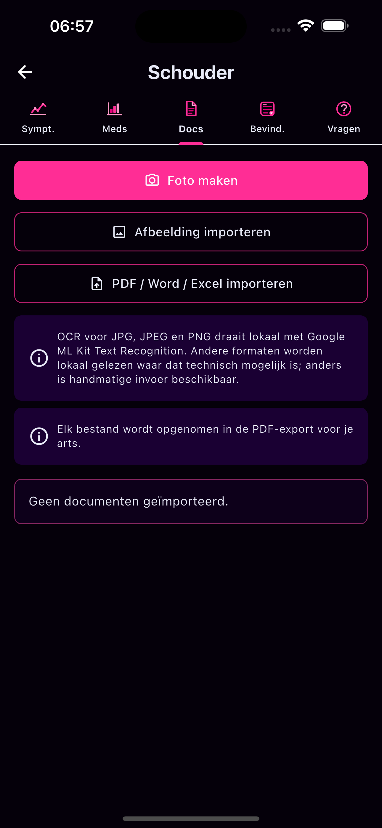Documenten en bevindingen
